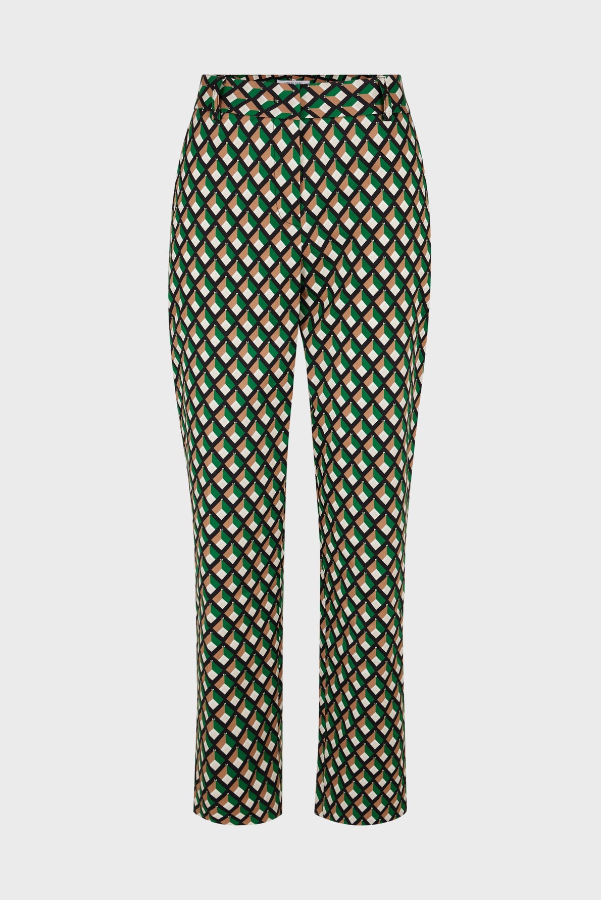 Lozenge print cotton pants - ELIESS