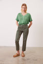 Lozenge print cotton pants - ELIESS