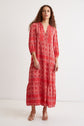 Robe longue motif ethnique - JALMAIN