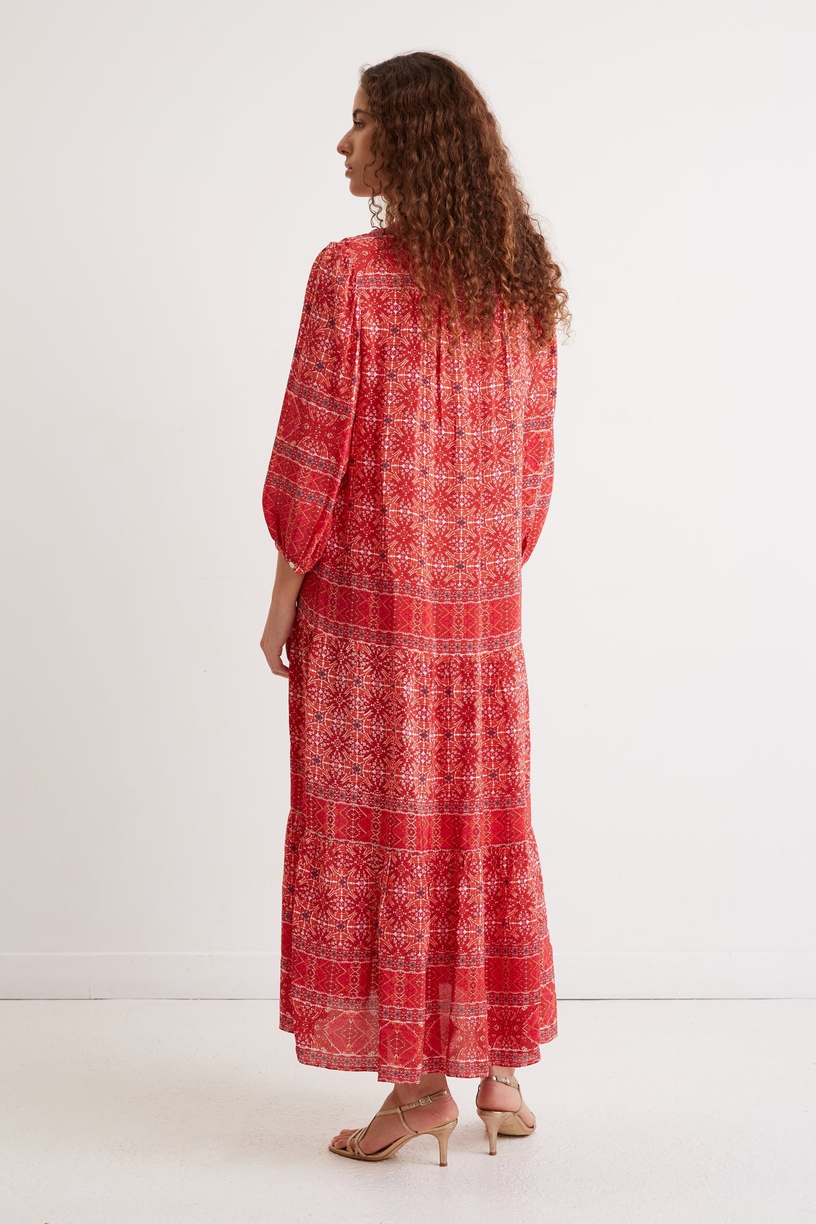 Robe longue motif ethnique - JALMAIN
