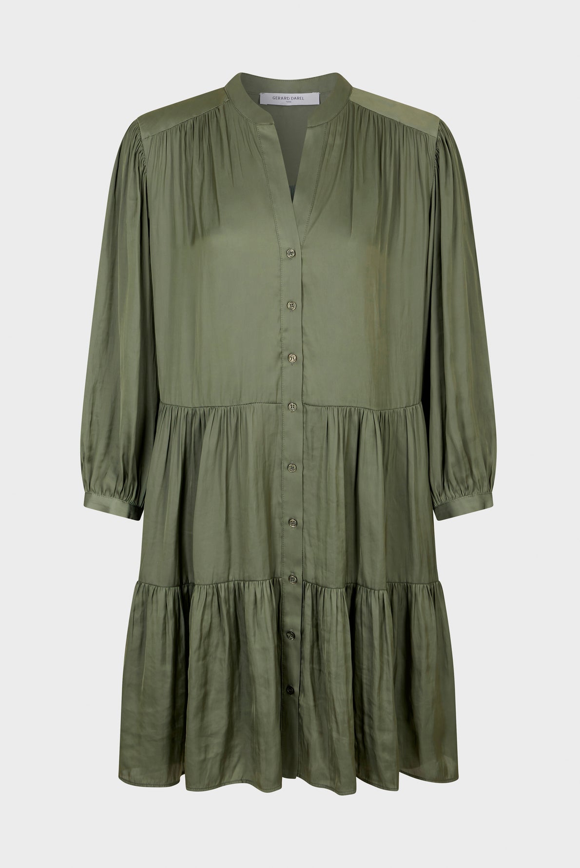 Robe courte satinée - JAUFREY