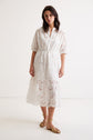 Robe mi-longue brodée - JINNY