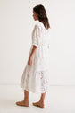 Robe mi-longue brodée - JINNY