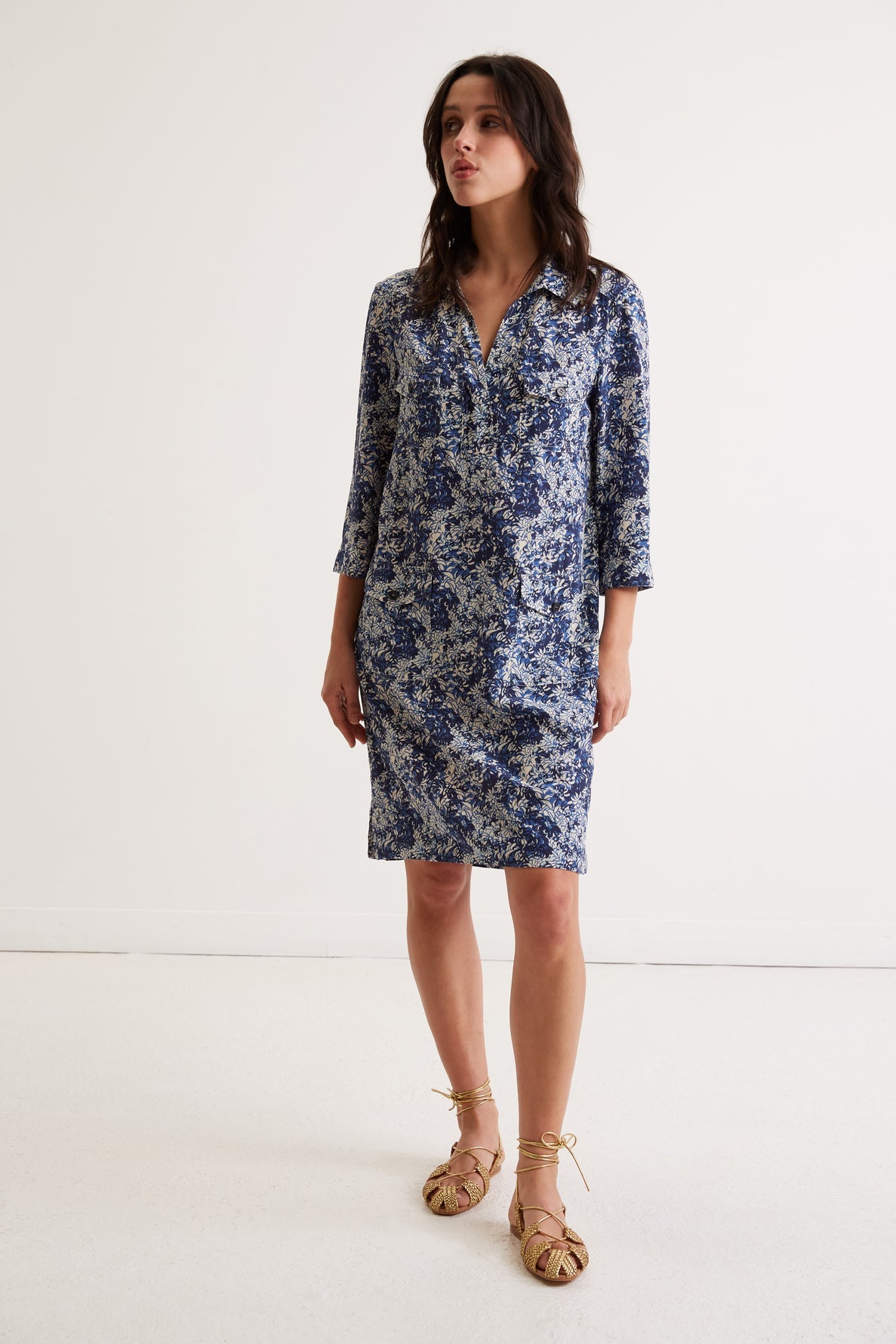 Robe courte 100% soie - JOAN
