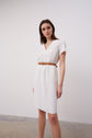 Robe courte en crêpe - JOEY