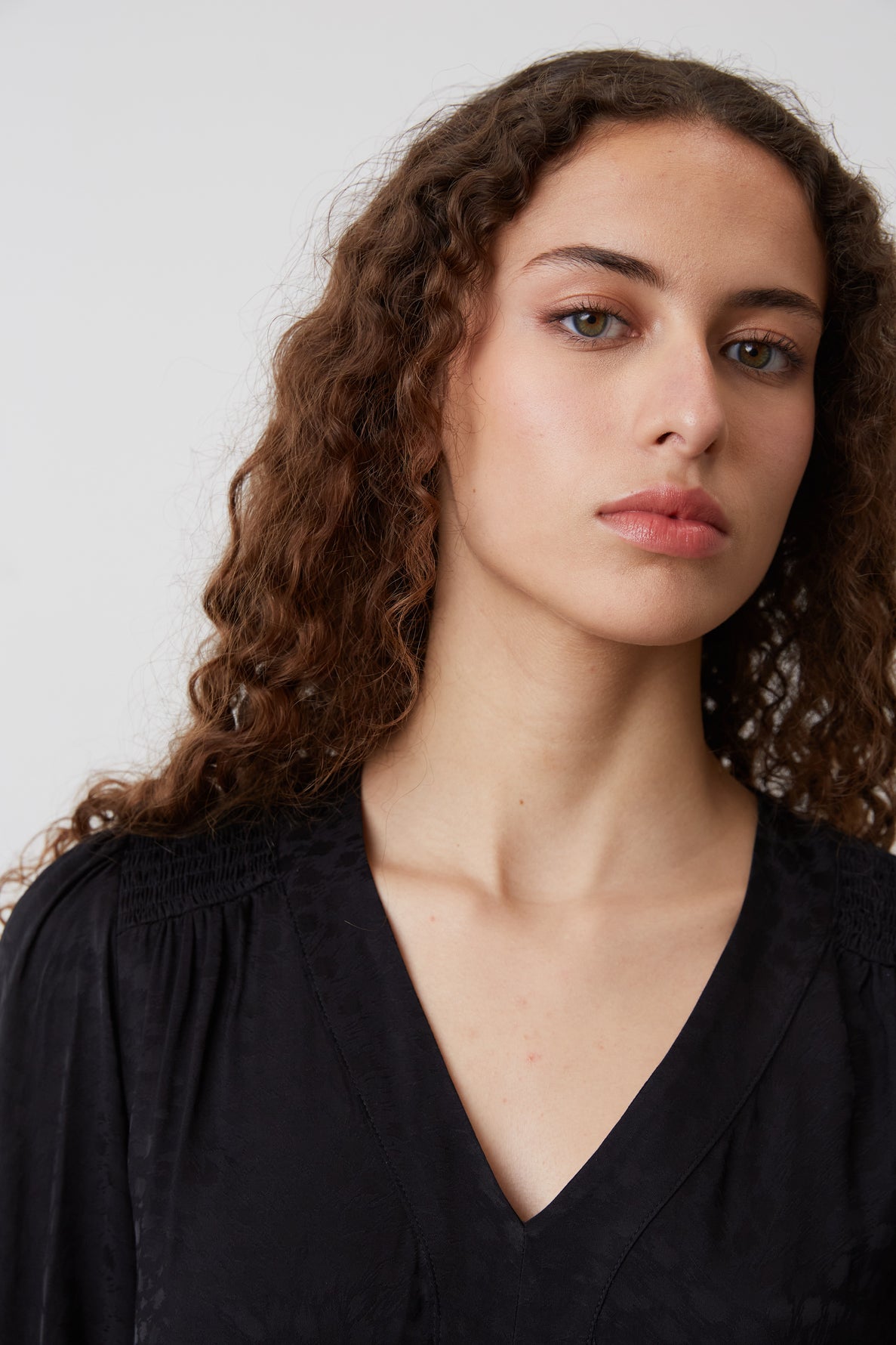 Soft jacquard mini dress - JOSEPHA