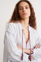 Robe mi-longue coton et macramé - ASHA