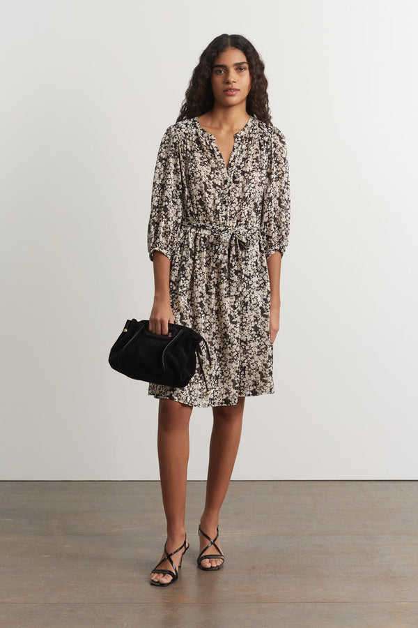 Robe imprimé fleuri bicolore - JUNON