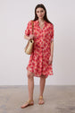 Peony print shirt dress - MILE