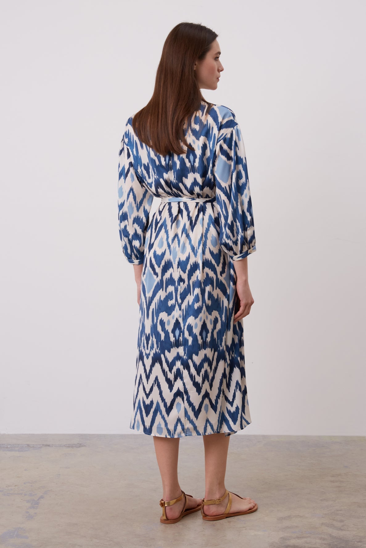 Ikat print maxi dress - JACINTHE