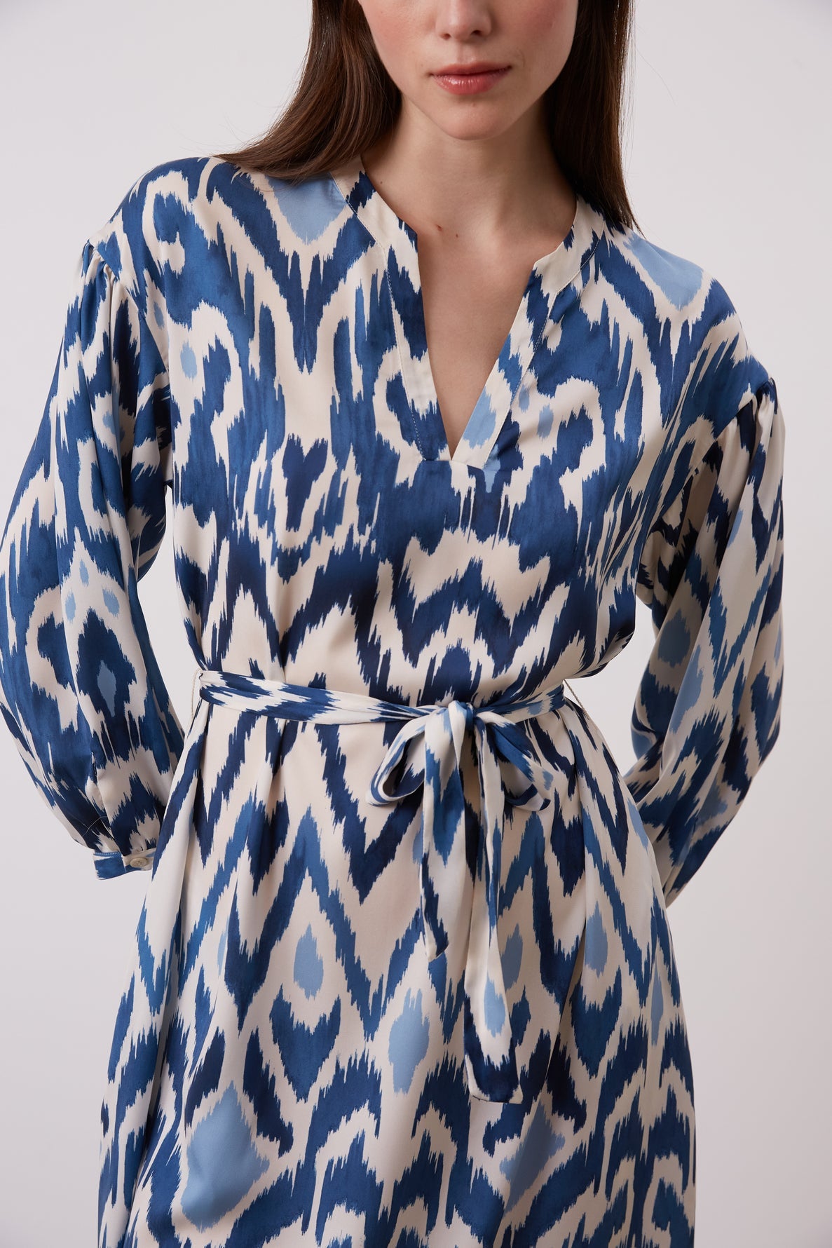 Ikat print maxi dress - JACINTHE