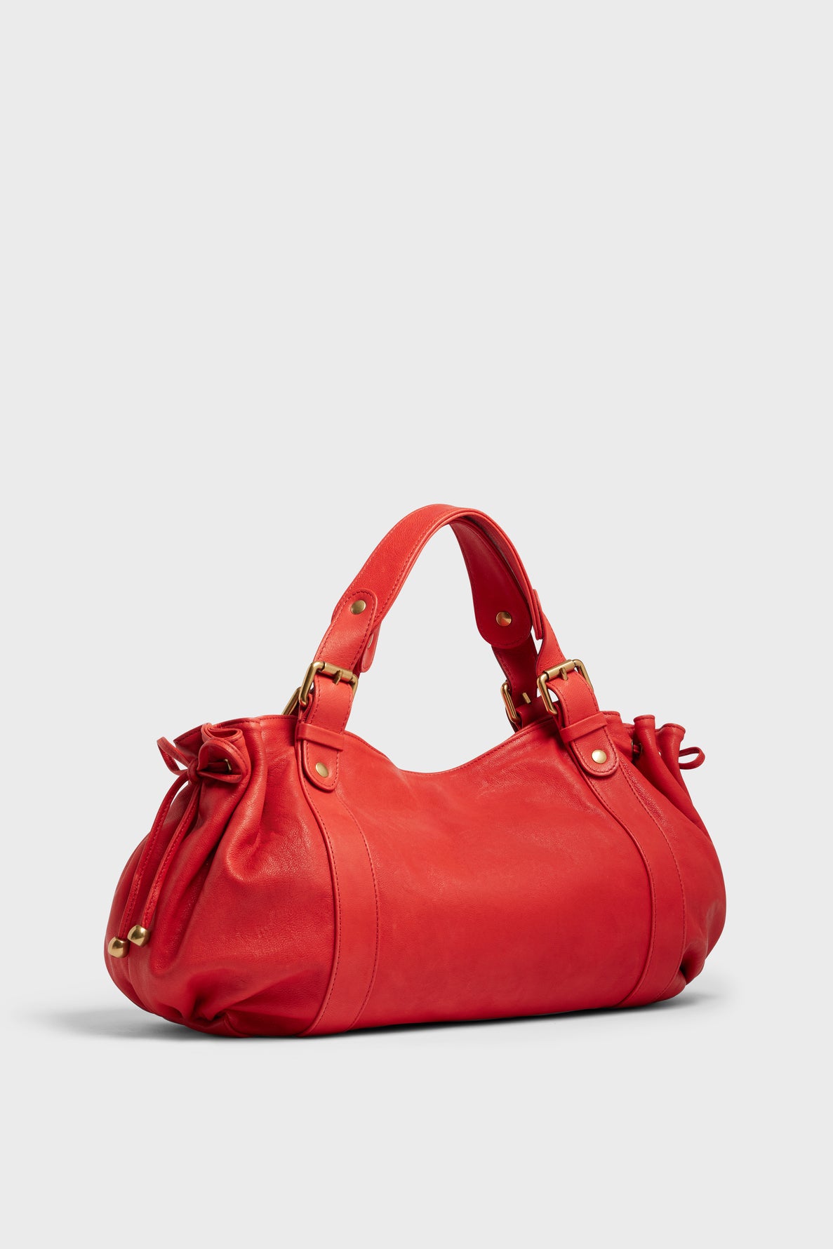 Handbag in washed leather - 24H
