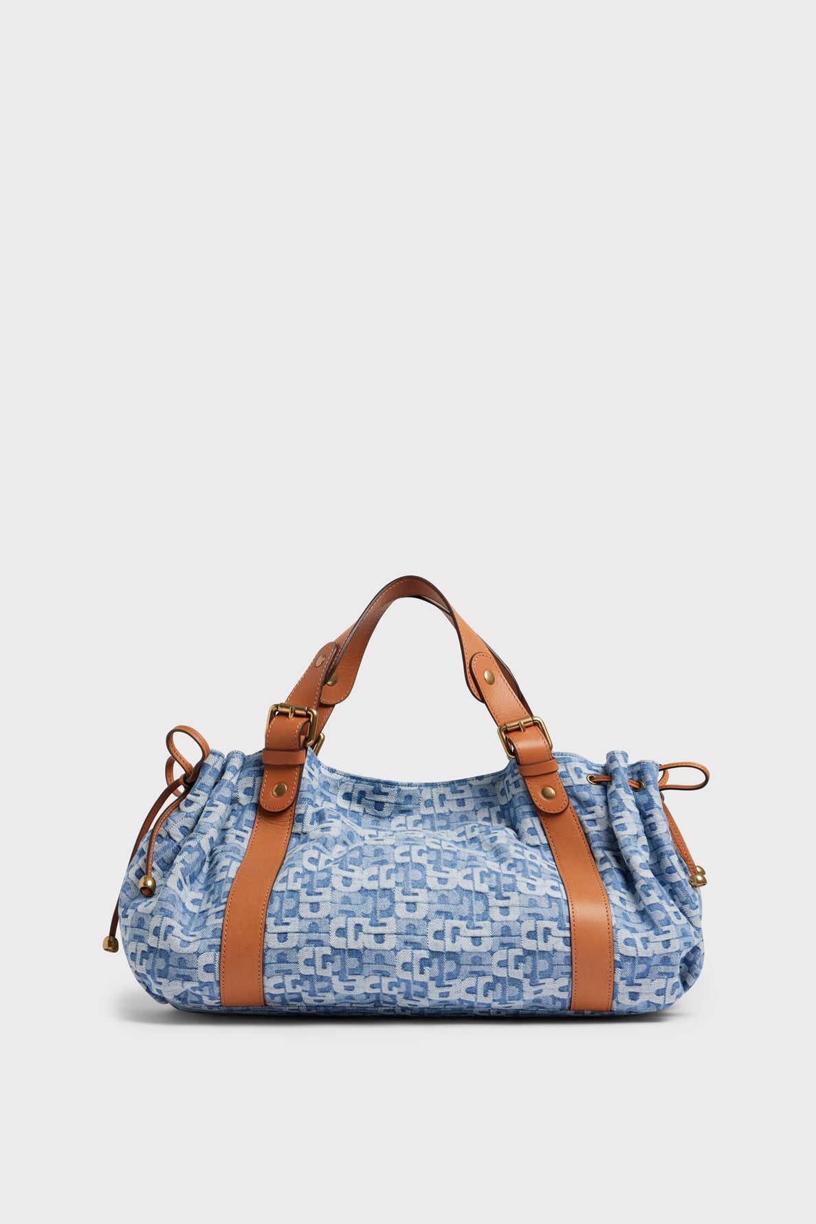 Handbag in monogrammed denim - 24H
