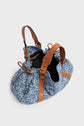 Sac à main en denim monogrammé - 24H
