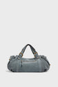 Handbag in suede leather - 24H ZIP