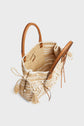 Striped raffia handbag - 24 GD RAPHIA