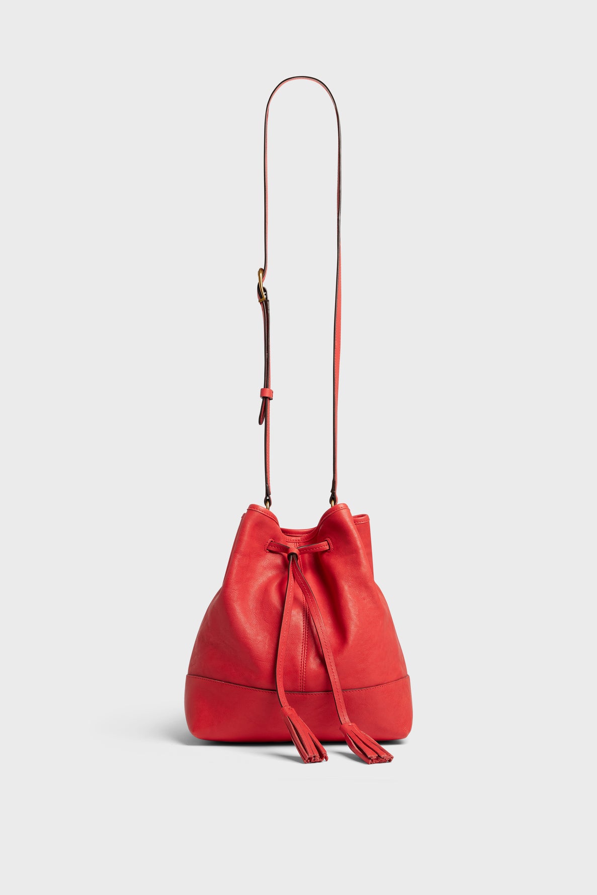 Sac seau en cuir lavé - JANE