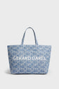Shopping bag in monogrammed denim - LOLITA