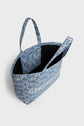 Shopping bag in monogrammed denim - LOLITA