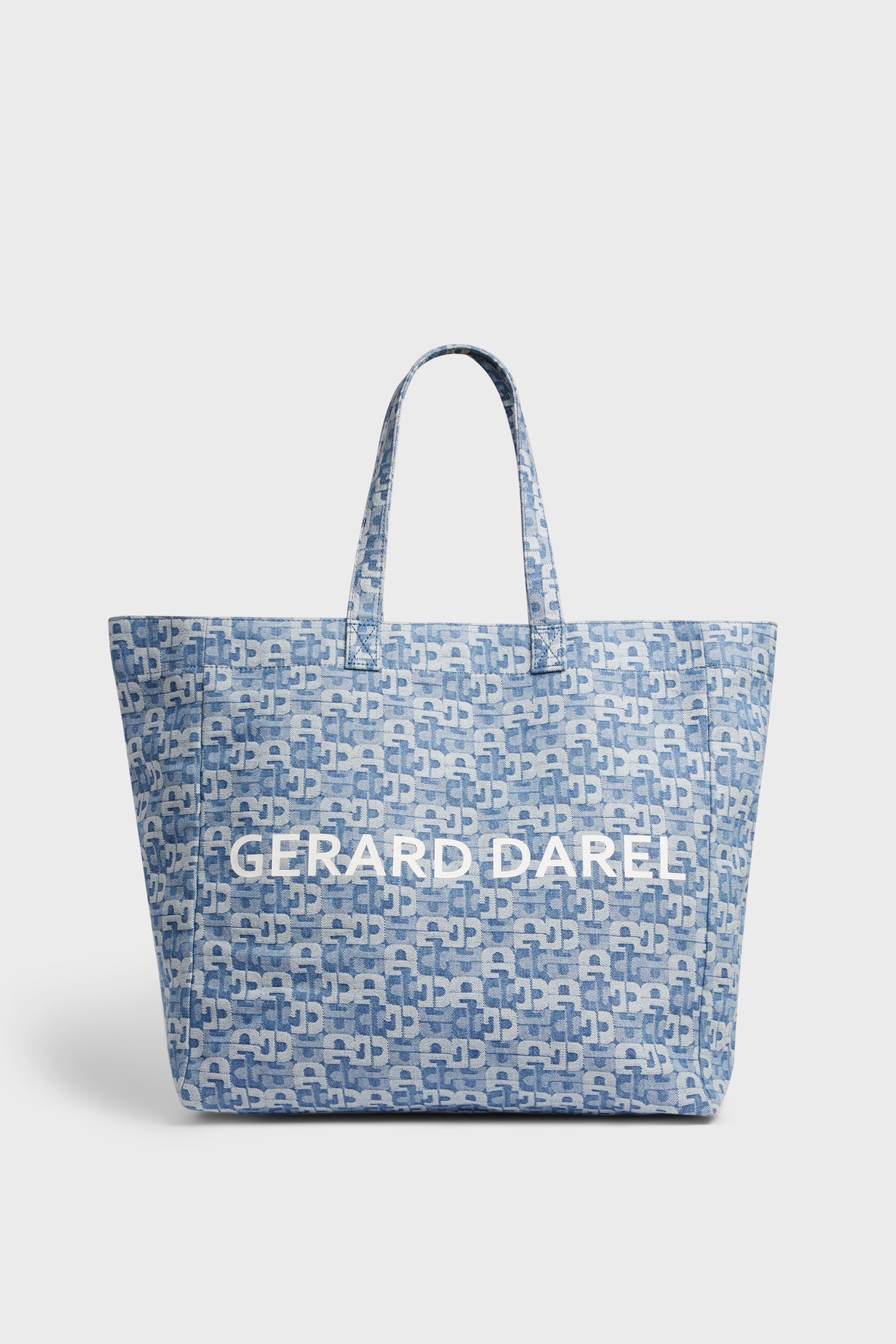 Cabas en denim monogrammé - LOLA