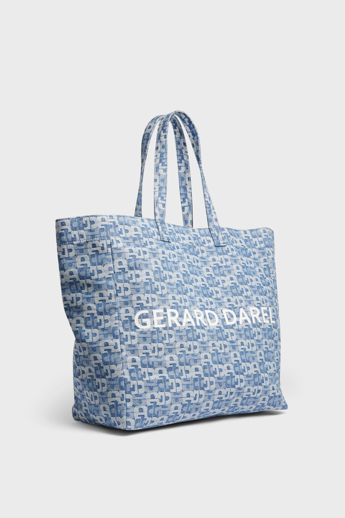 Cabas en denim monogrammé - LOLA