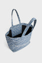 Shopping bag in monogrammed denim - LOLA