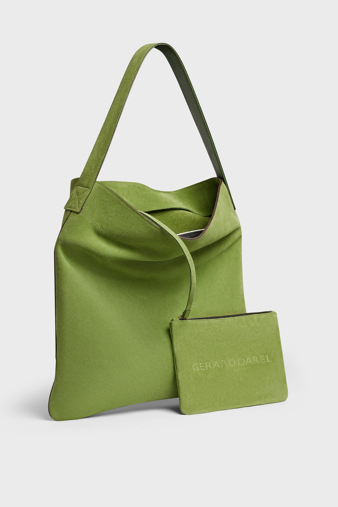 Totebagin suede leather - LADY