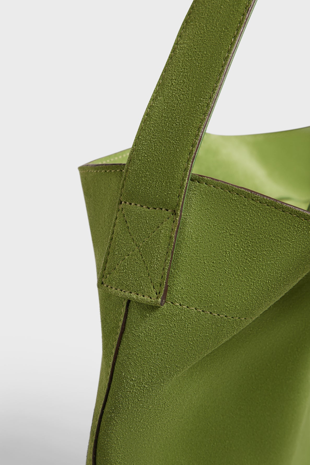 Totebagin suede leather - LADY