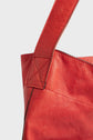 Totebag in washed sheep leather - LADY