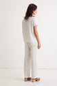 T-Shirt en coton brodé "Smile" - ADAMO