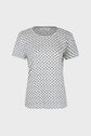 100% linen Ikat print T-shirt - ADELICE