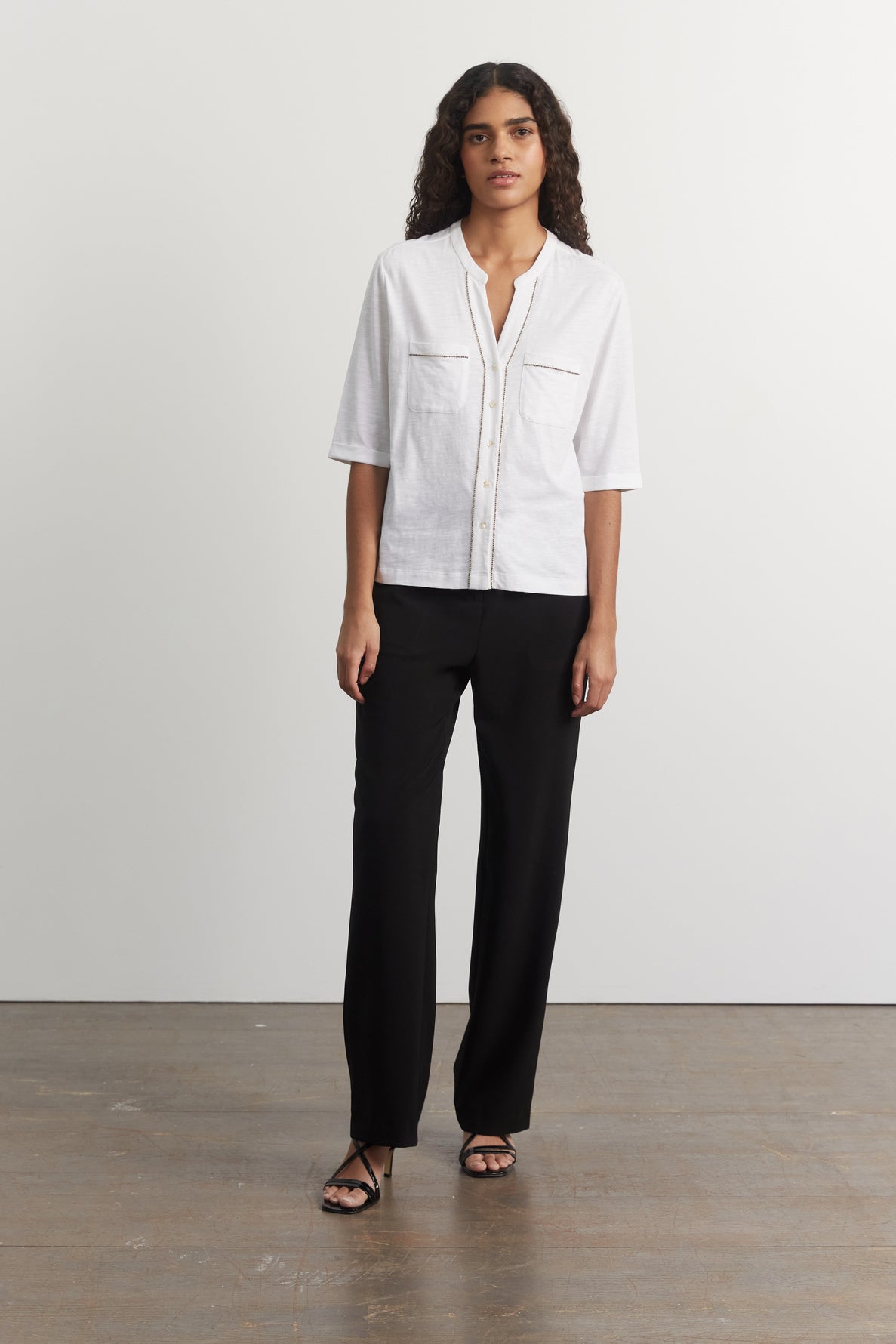 Tee-shirt en 100% coton avec strass - ADRIEN