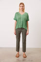 100% linen oversize T-shirt - AGATHA