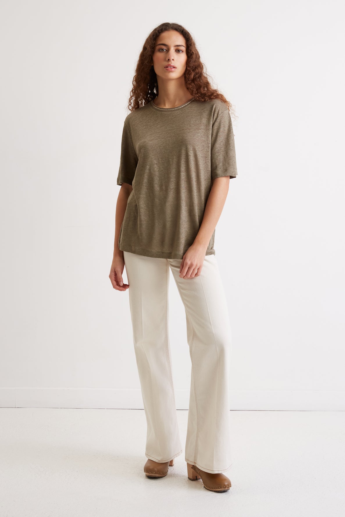 Linen T-shirt - AGNES