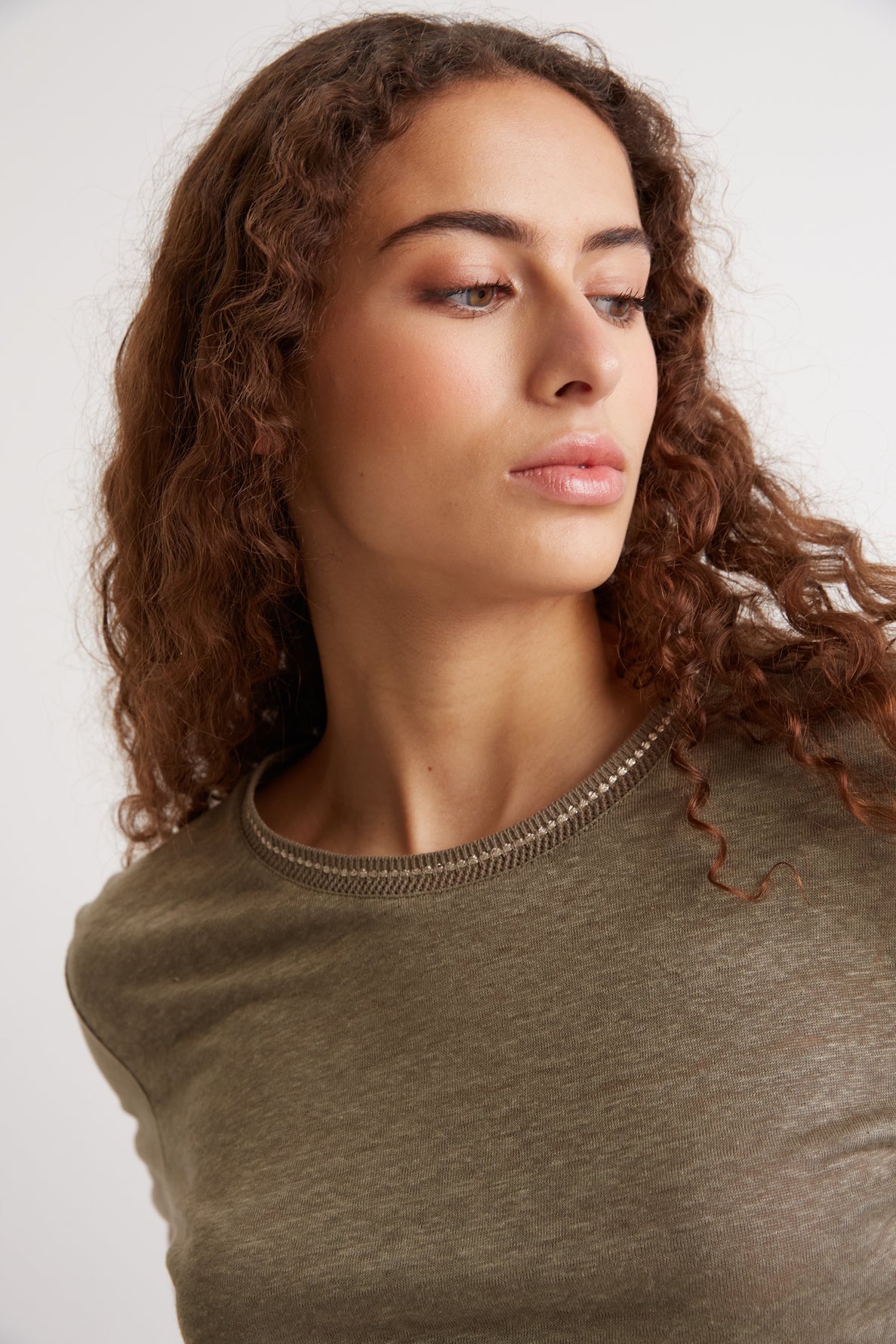 Linen T-shirt - AGNES