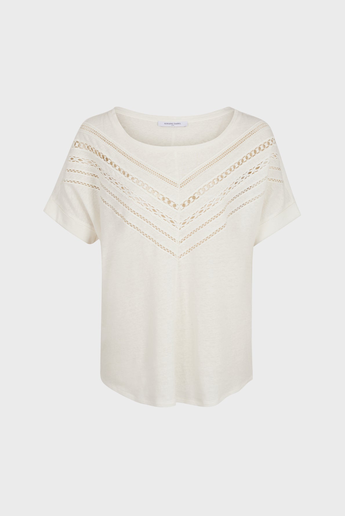 Tee-shirt en coton et lin - AILEEN