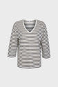 Tee-shirt 100% lin à rayures - ALICIA
