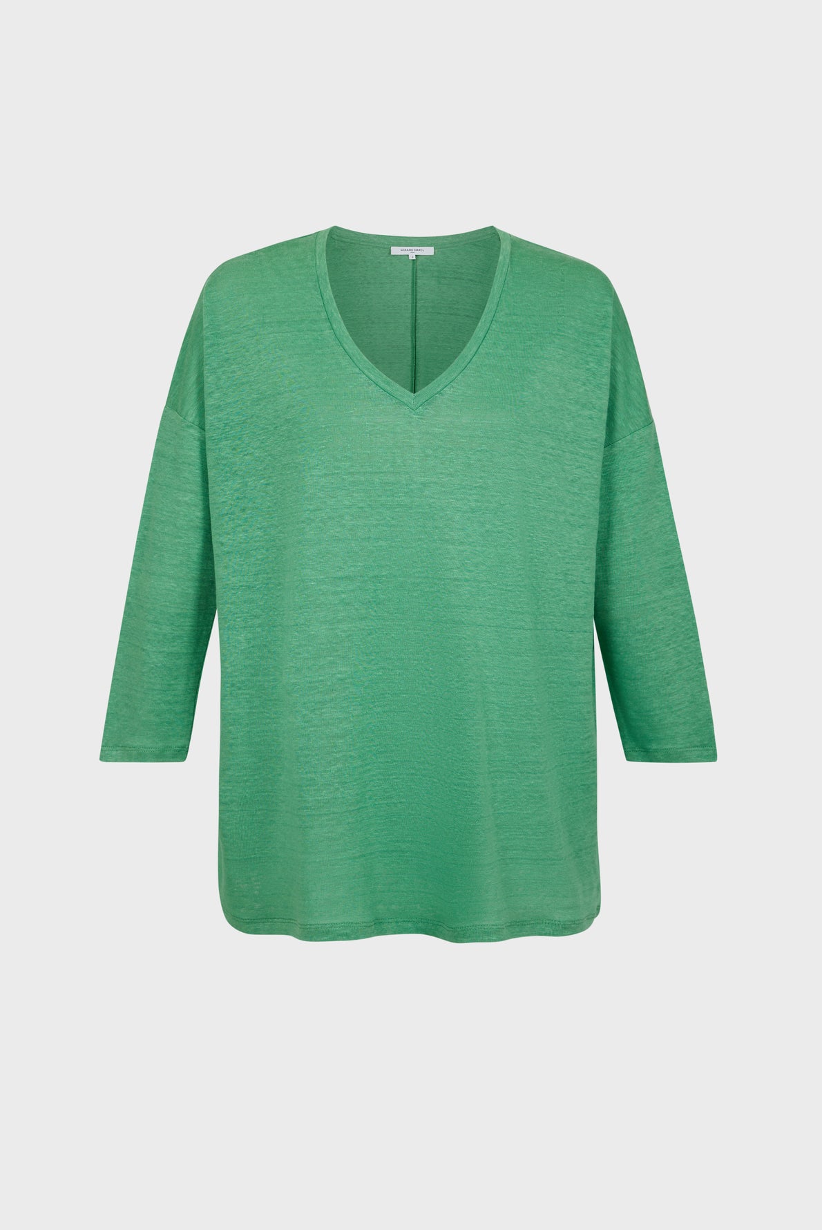 V-neck linen T-shirt - AMAURY