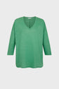V-neck linen T-shirt - AMAURY