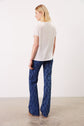 V-neck cotton T-shirt - ANDY