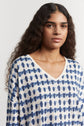 100% tie-dye linen T-shirt - APPOLINE