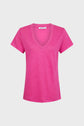V-neck linen T-shirt - APPOLON
