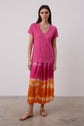 V-neck linen T-shirt - APPOLON