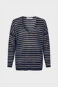 Pull rayé col V - LAELY