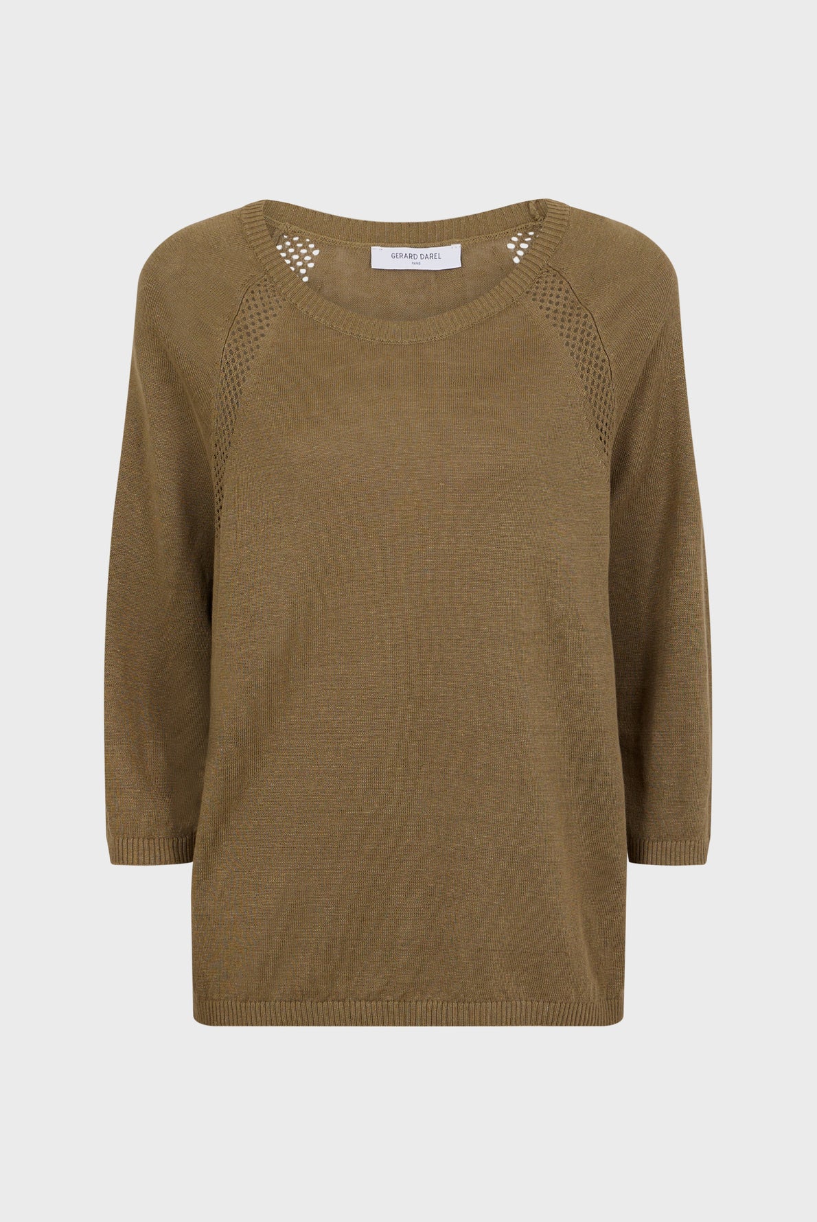 Pull col rond en lin - LANNA