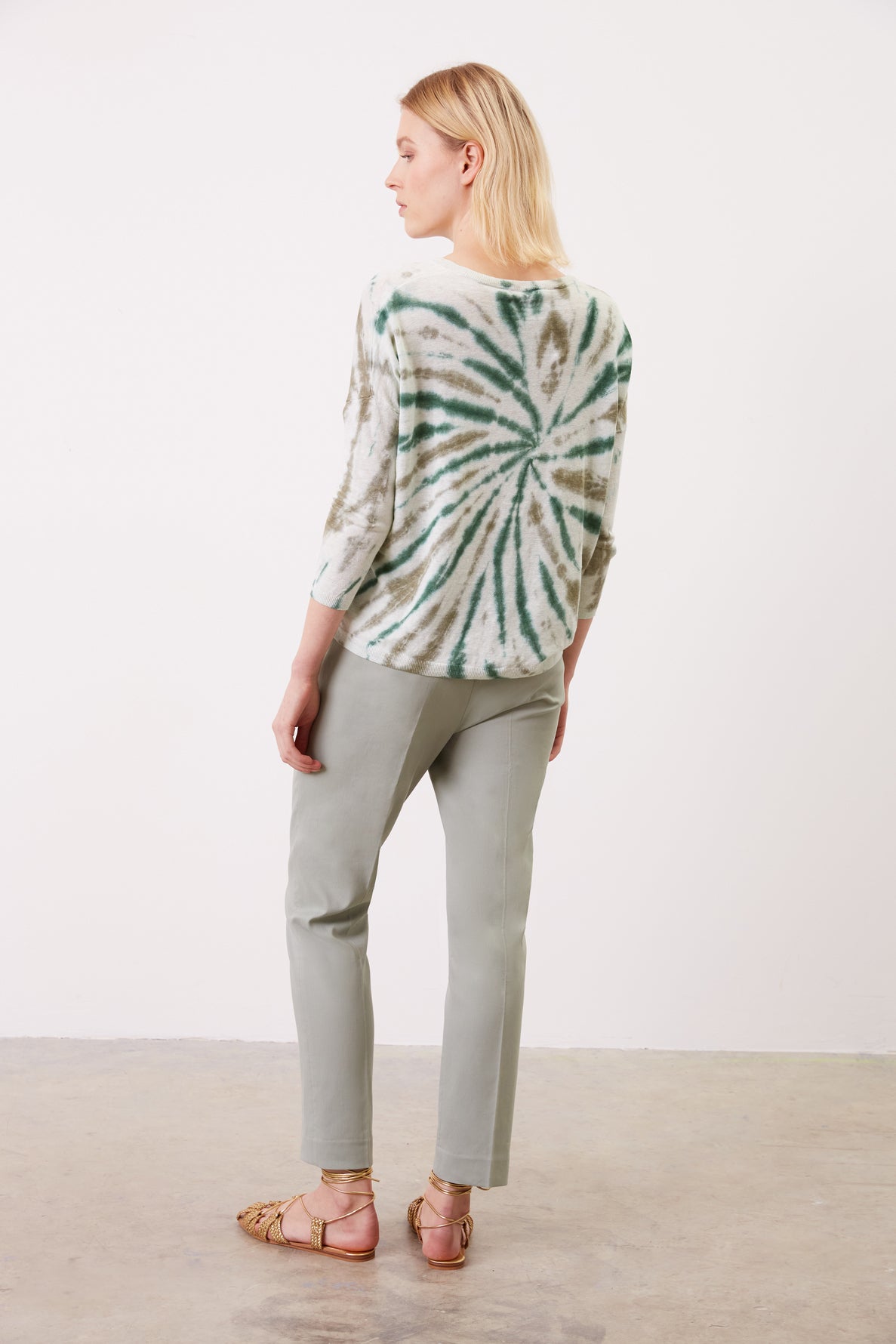 Linen tie-dye sweater - LAUNA