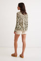 Floral linen sweater - LAURYNNE