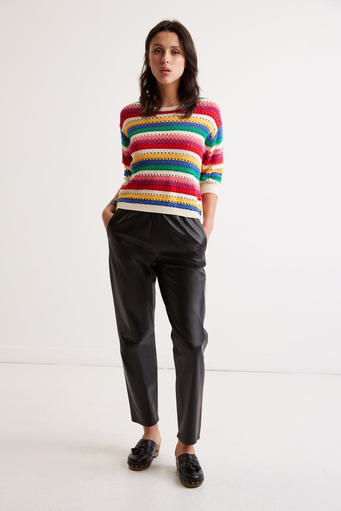 Pull crochet 100% coton - LEEN