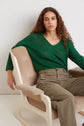 Soft V-neck sweater - LEOLINE