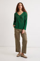 Soft V-neck sweater - LEOLINE